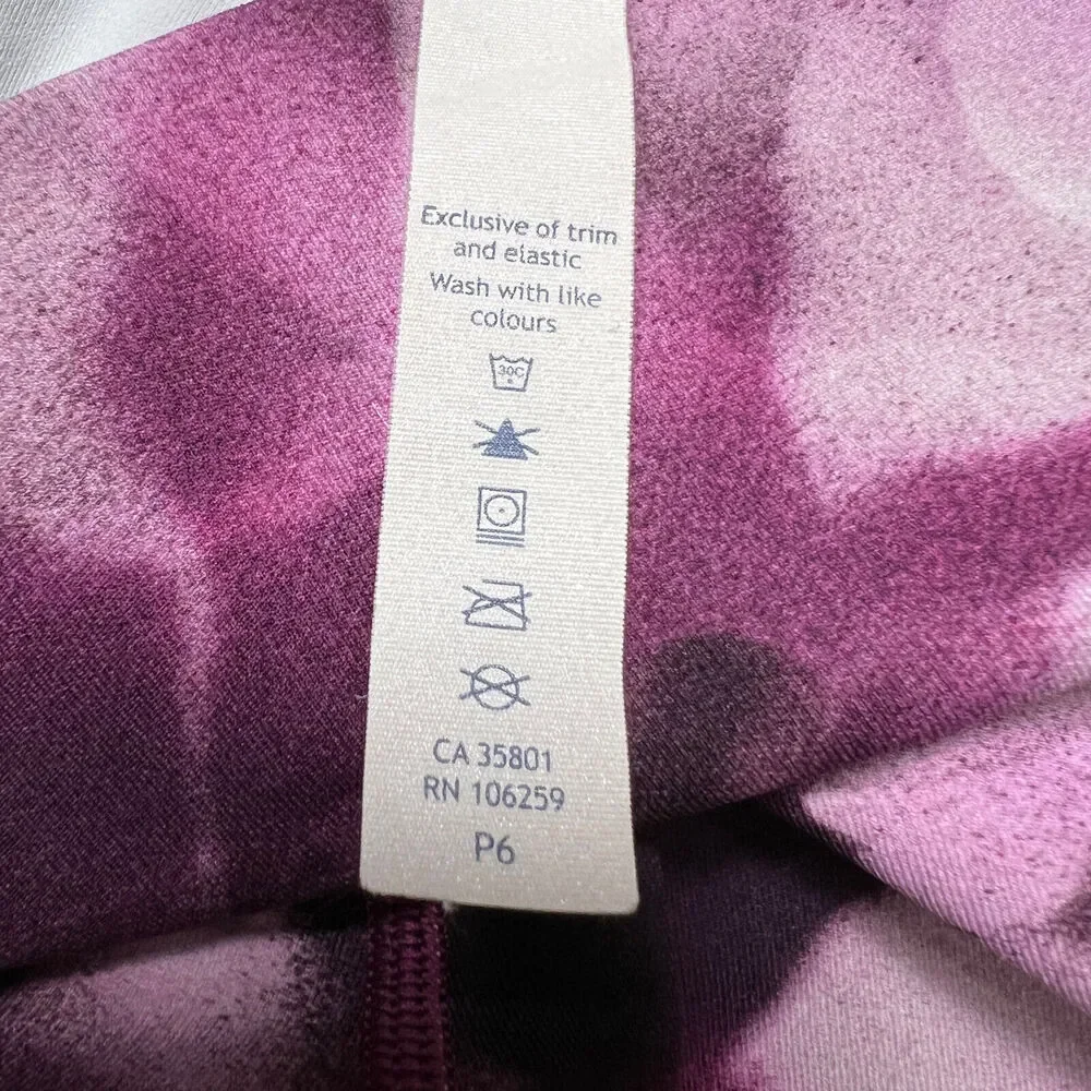 Lululemon Wunder Under Crop Hi-Rise 21 Leggings Blush Pink Size 6 Athletic Pants
